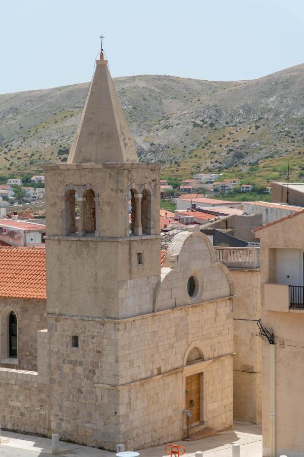 Rooms Villa Padre Pag Town Exterior foto